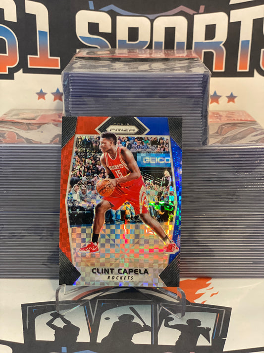 2017 Panini Prizm (Red White Blue Prizm) Clint Capela #258