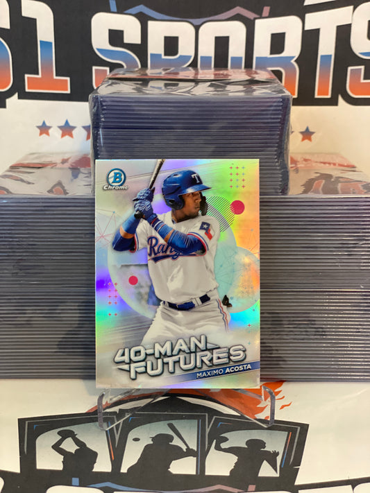 2021 Bowman Chrome (40-Man Futures) Maximo Acosta #FMF-16