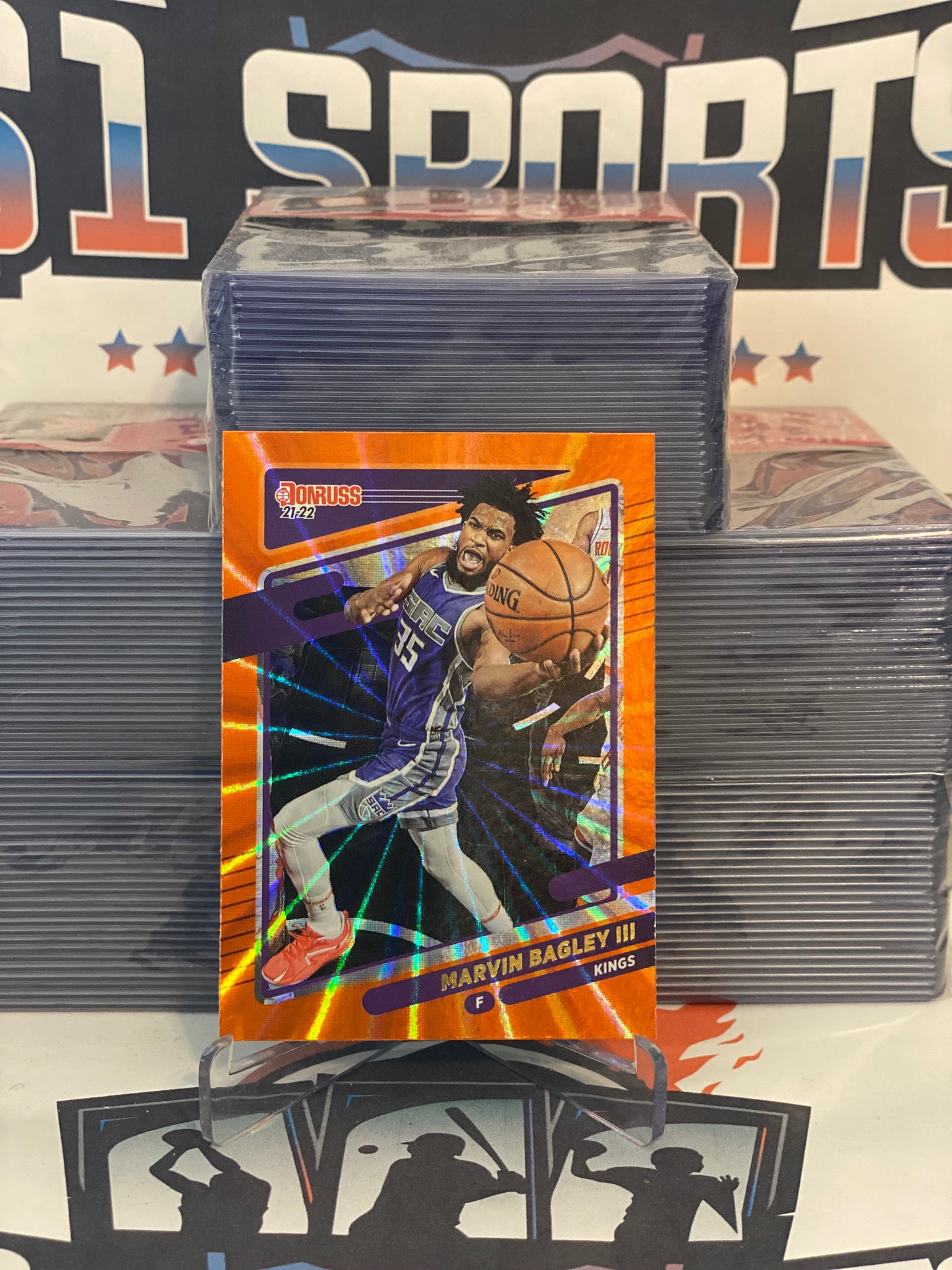 2021 Donruss (Orange Laser Holo) Marvin Bagley III #134