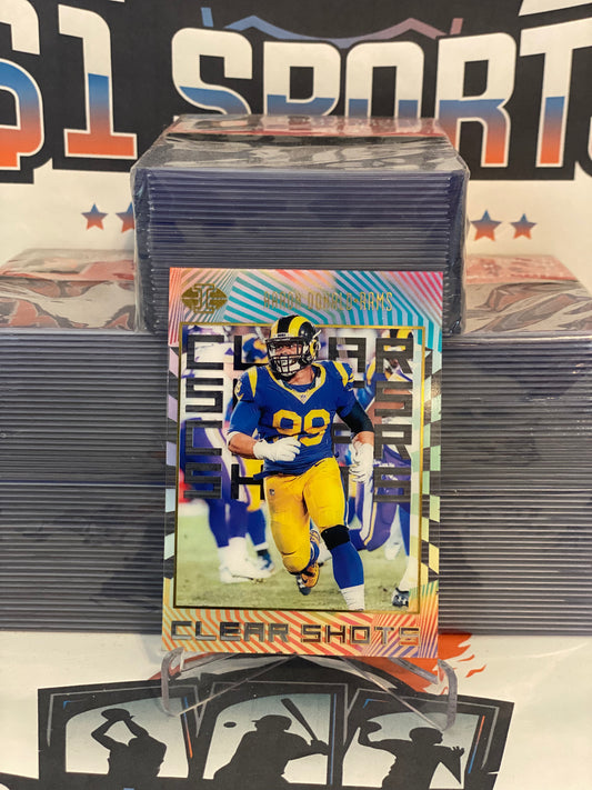 2019 Panini Illusions (Clear Shots) Aaron Donald #CS-AD