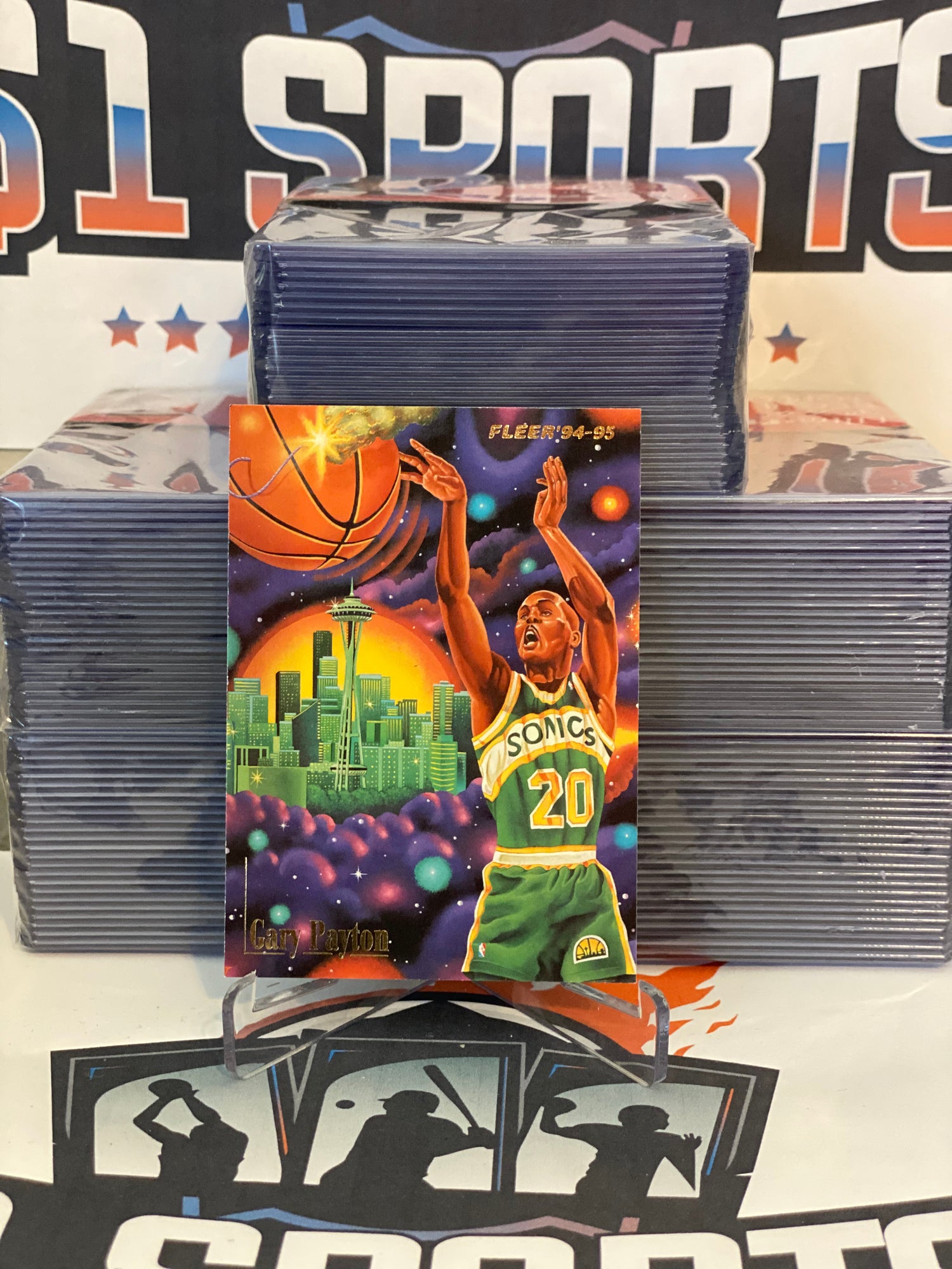 1994 Fleer (Pro-Vision) Gary Payton #7