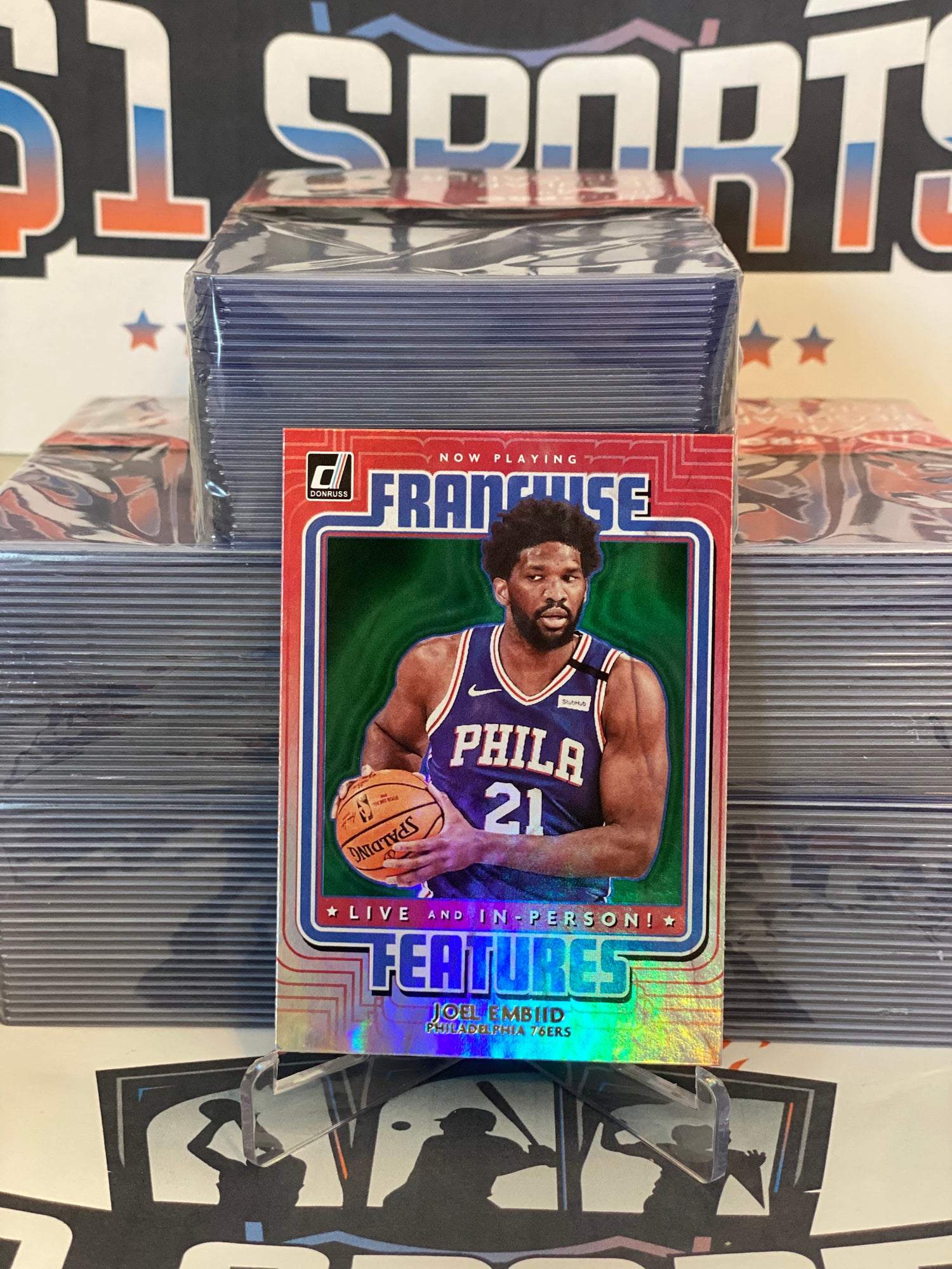 2020 Donruss (Franchise Features, Foil) Joel Embiid #25