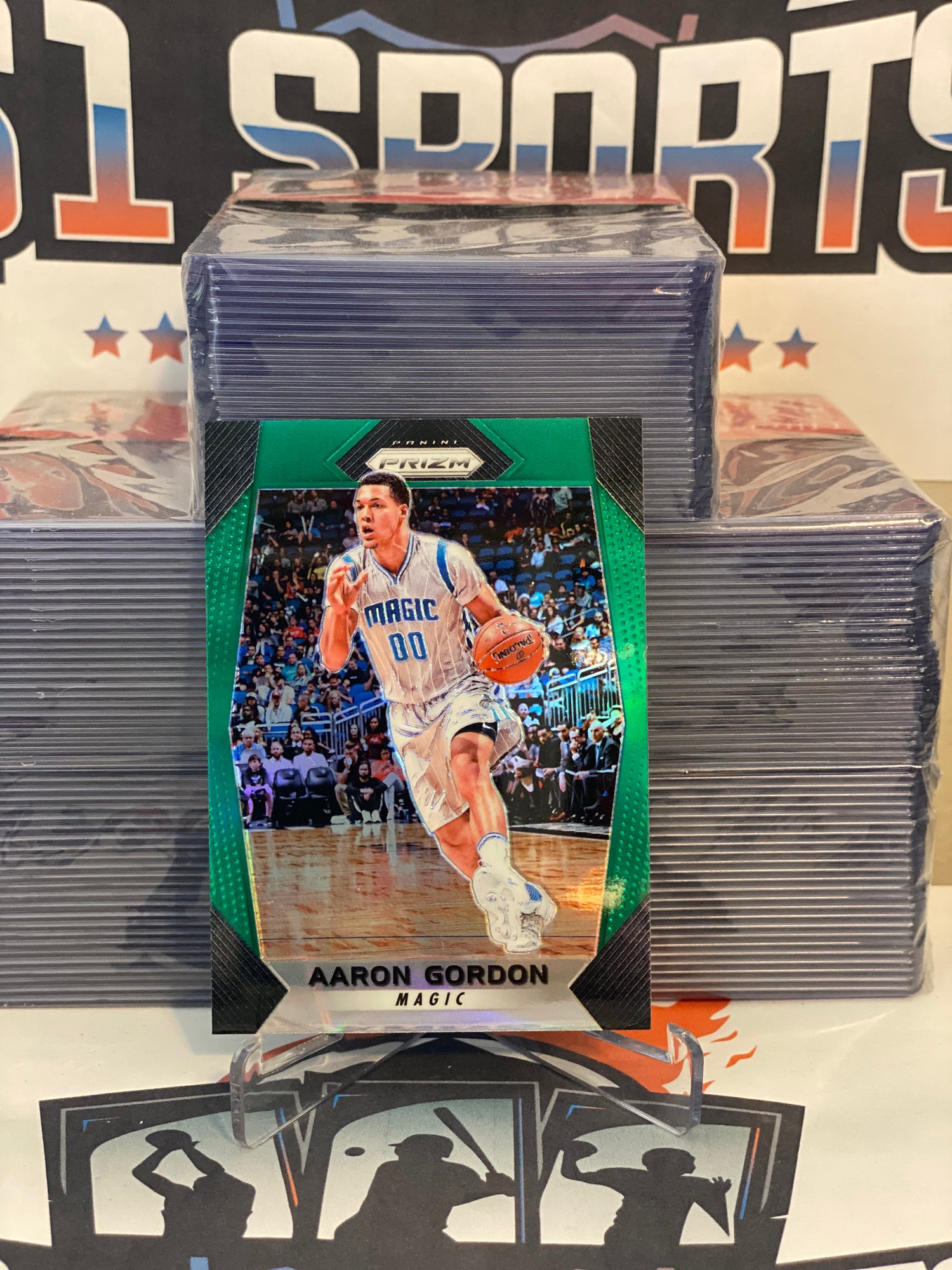 2017 Panini Prizm (Green Prizm) Aaron Gordon #72