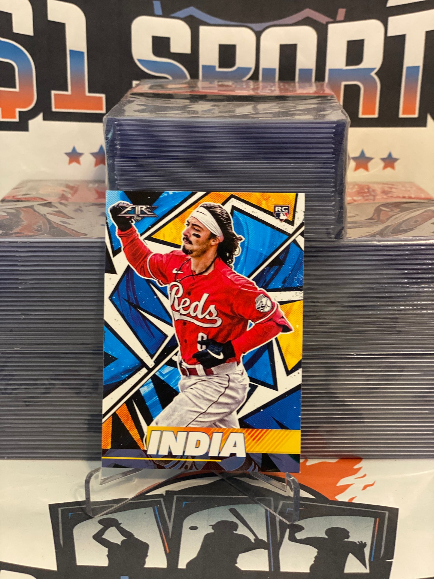 2021 Topps Fire Jonathan India Rookie #106