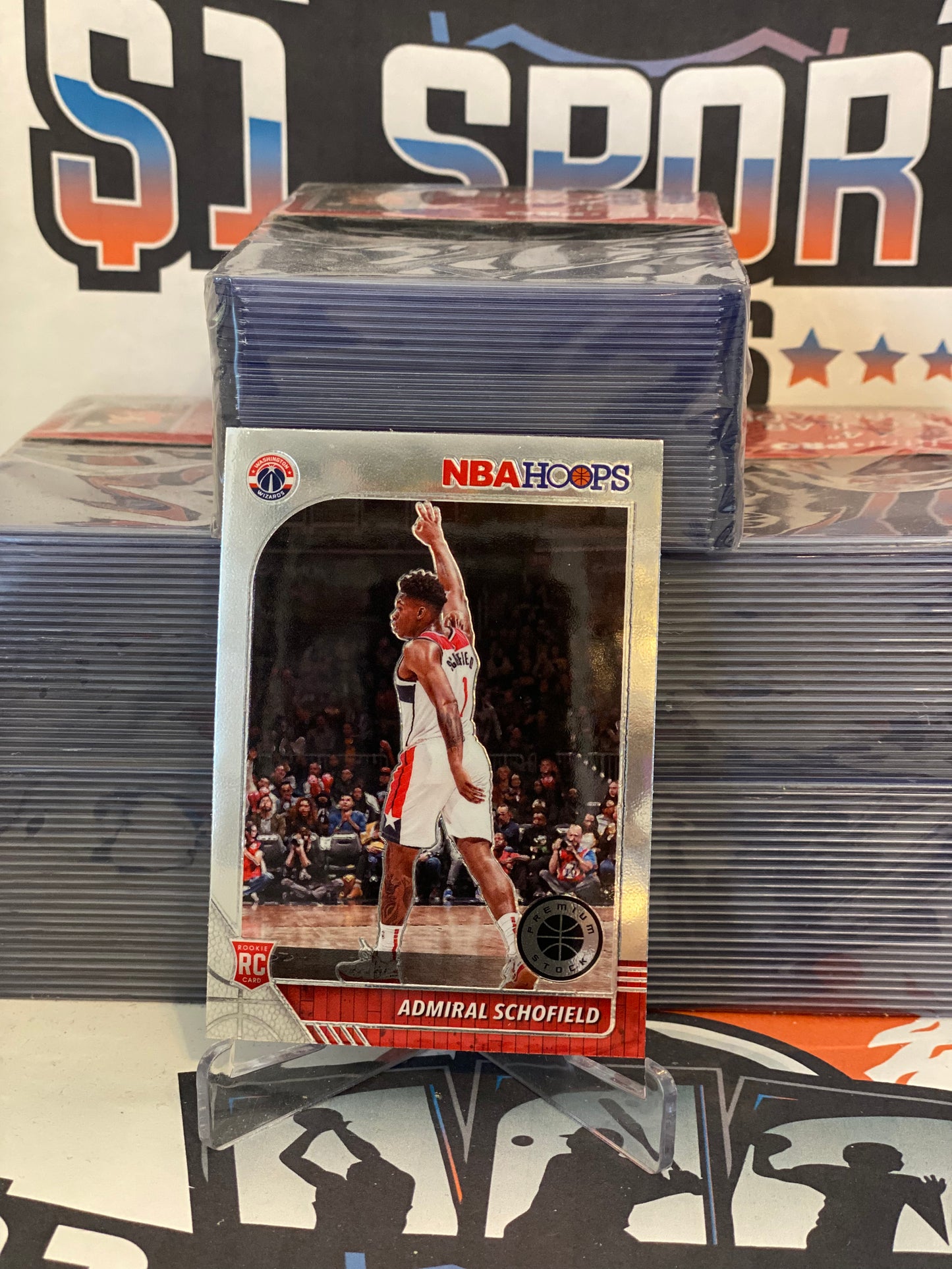 2019 Hoops Premium Stock Admiral Schofield Rookie #231