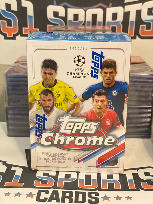 2020-21 Topps Chrome UEFA Champions League Blaster Box