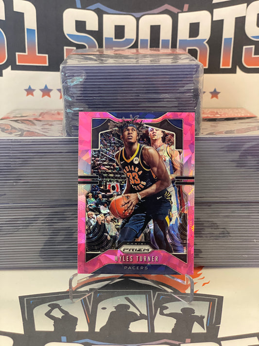 2019 Panini Prizm (Pink Ice Prizm) Myles Turner #216