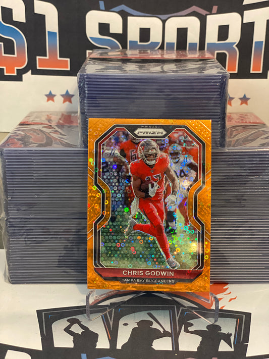 2020 Panini Prizm (Orange Disco Prizm) Chris Godwin #253