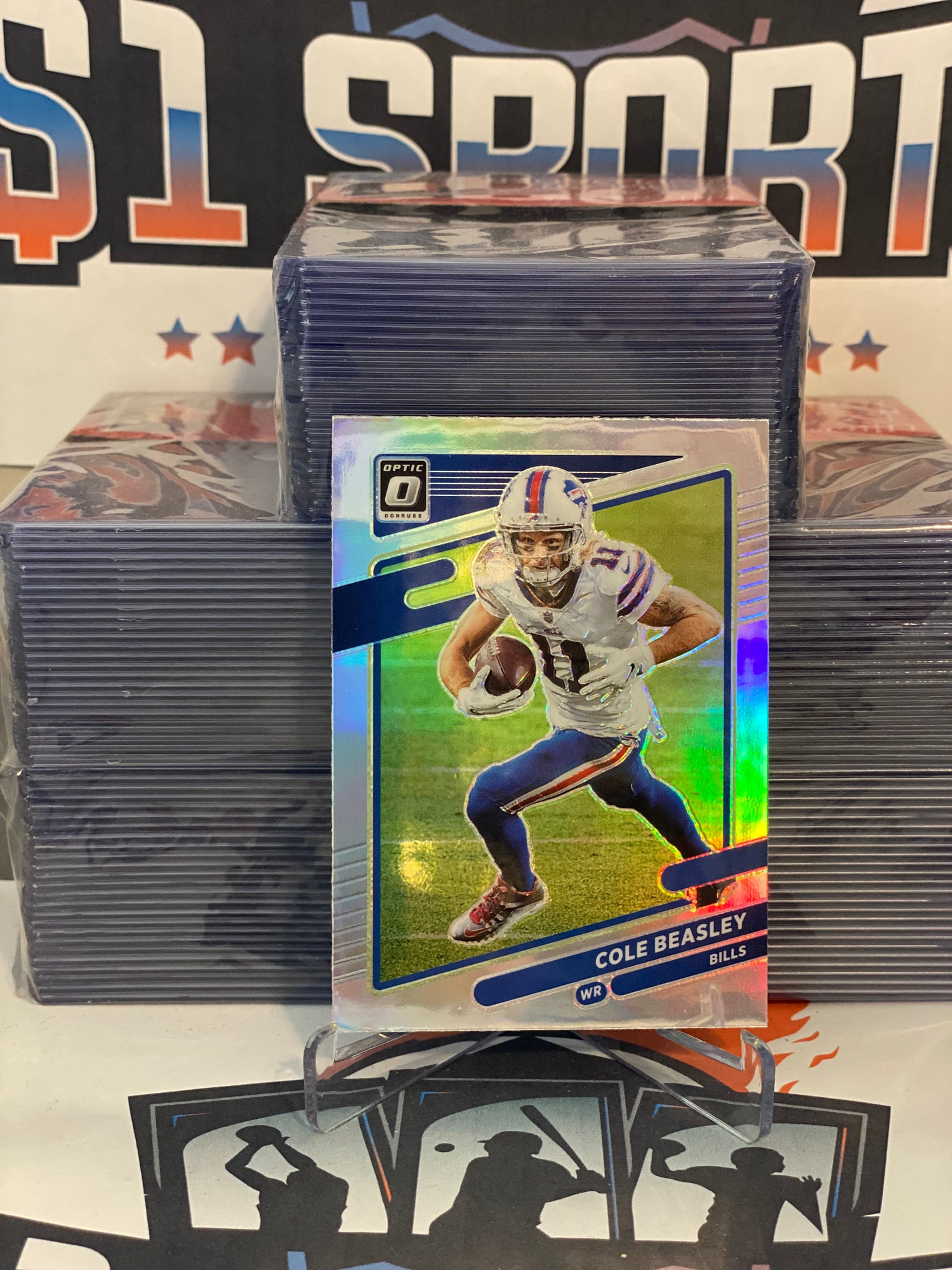 2021 Donruss Optic (Holo Prizm) Cole Beasley #52