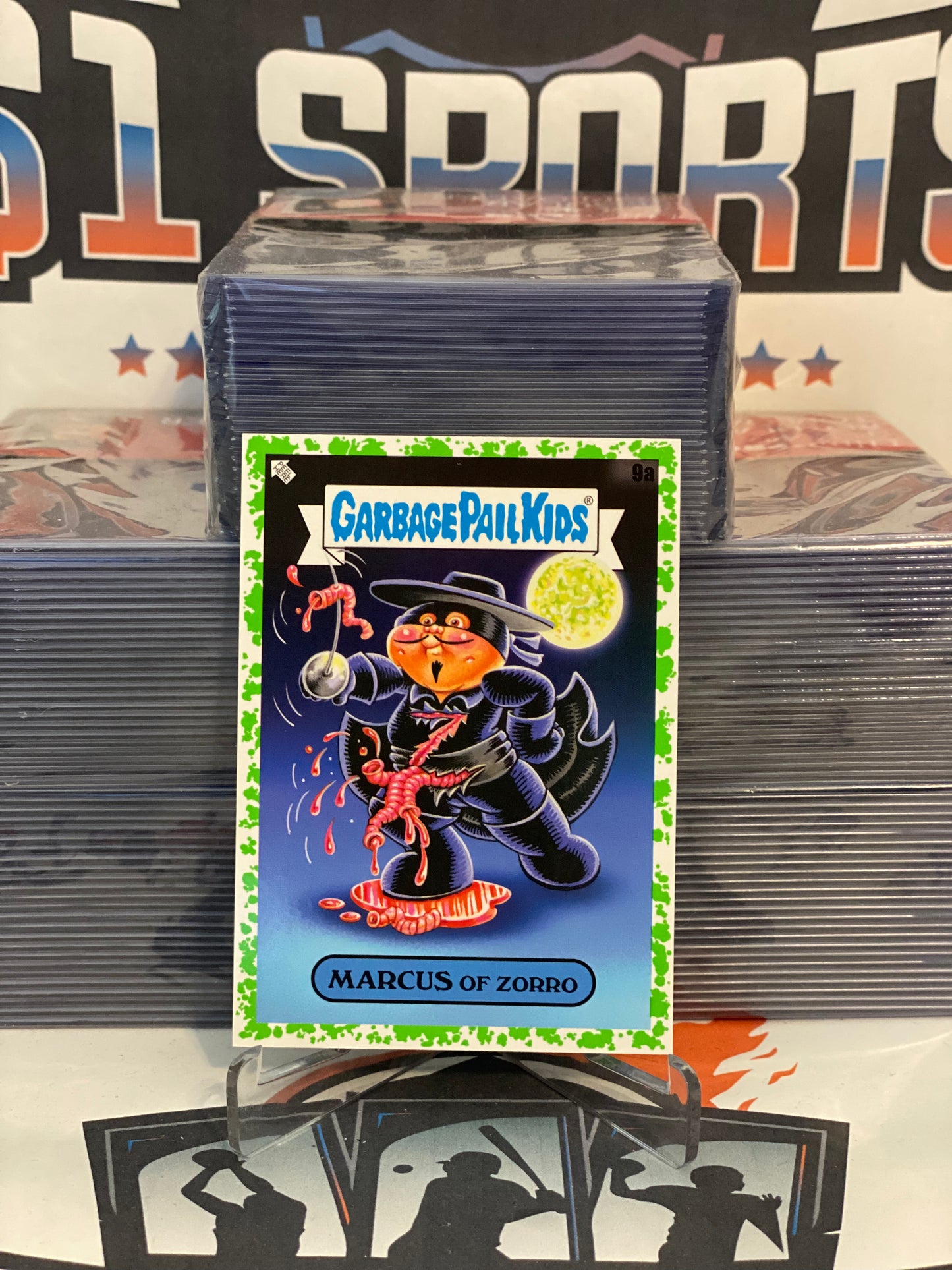 2022 Garbage Pail Kids Book Worms (Booger) Marcus of Zorro #9a