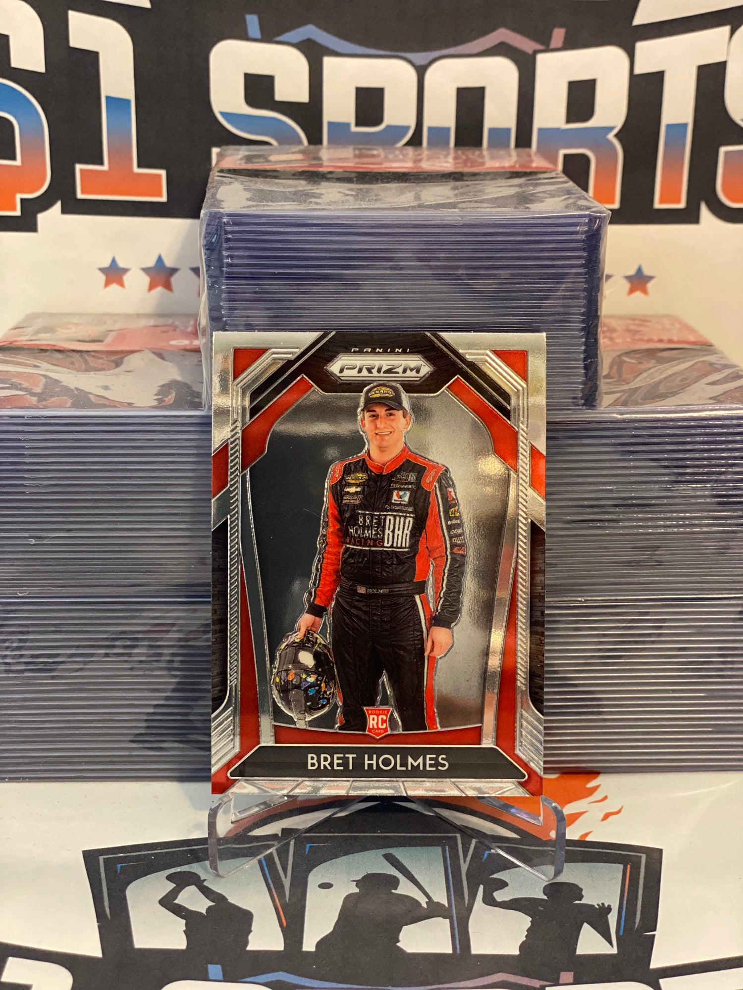 2020 Panini Prizm NASCAR Bret Holmes Rookie #58