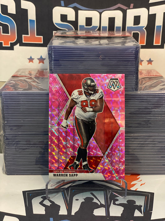 2020 Panini Mosaic (Pink Camo Prizm) Warren Sapp #189