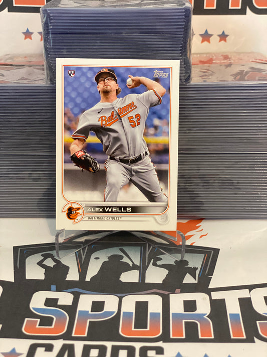2022 Topps Alex Wells Rookie #118