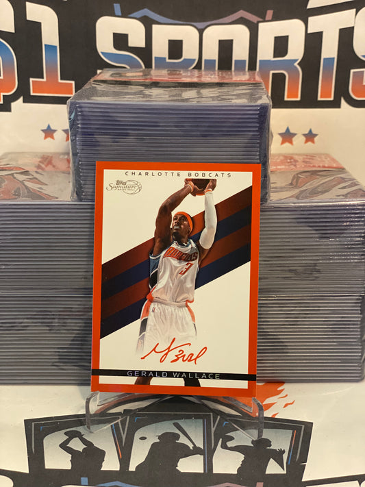 2008 Topps Signature Basketball (Red Facsimile Auto 038/869) Gerald Wallace #TS-GW