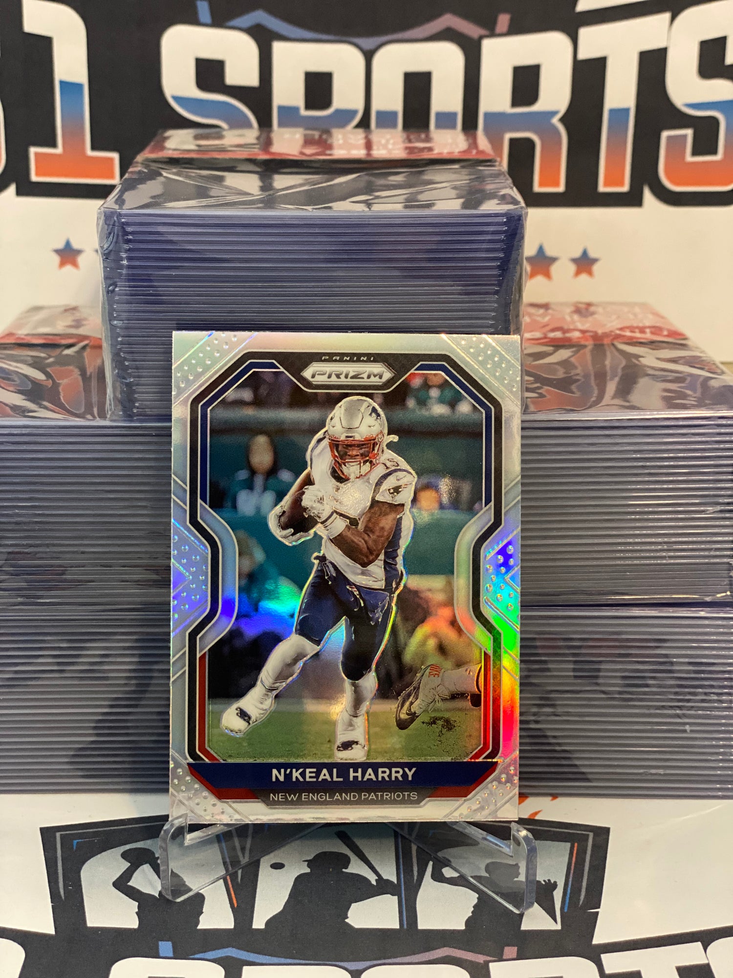 2021 Panini Prizm (Silver Prizm) N'Keal Harry #23
