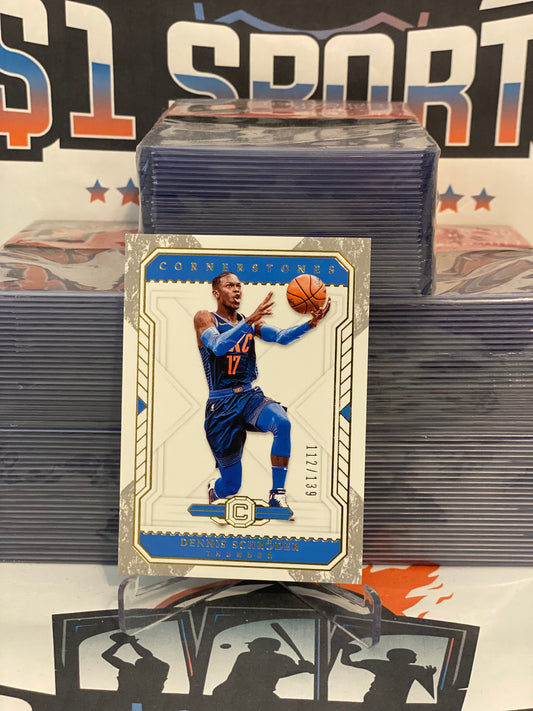 2018 Panini Cornerstones (112/139) Dennis Schroder #36