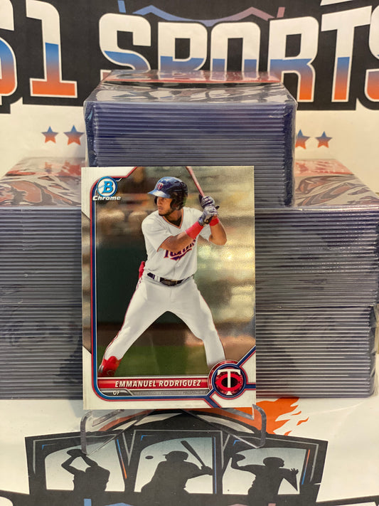 2022 Bowman Chrome Prospects Emmanuel Rodriguez #BCP-117