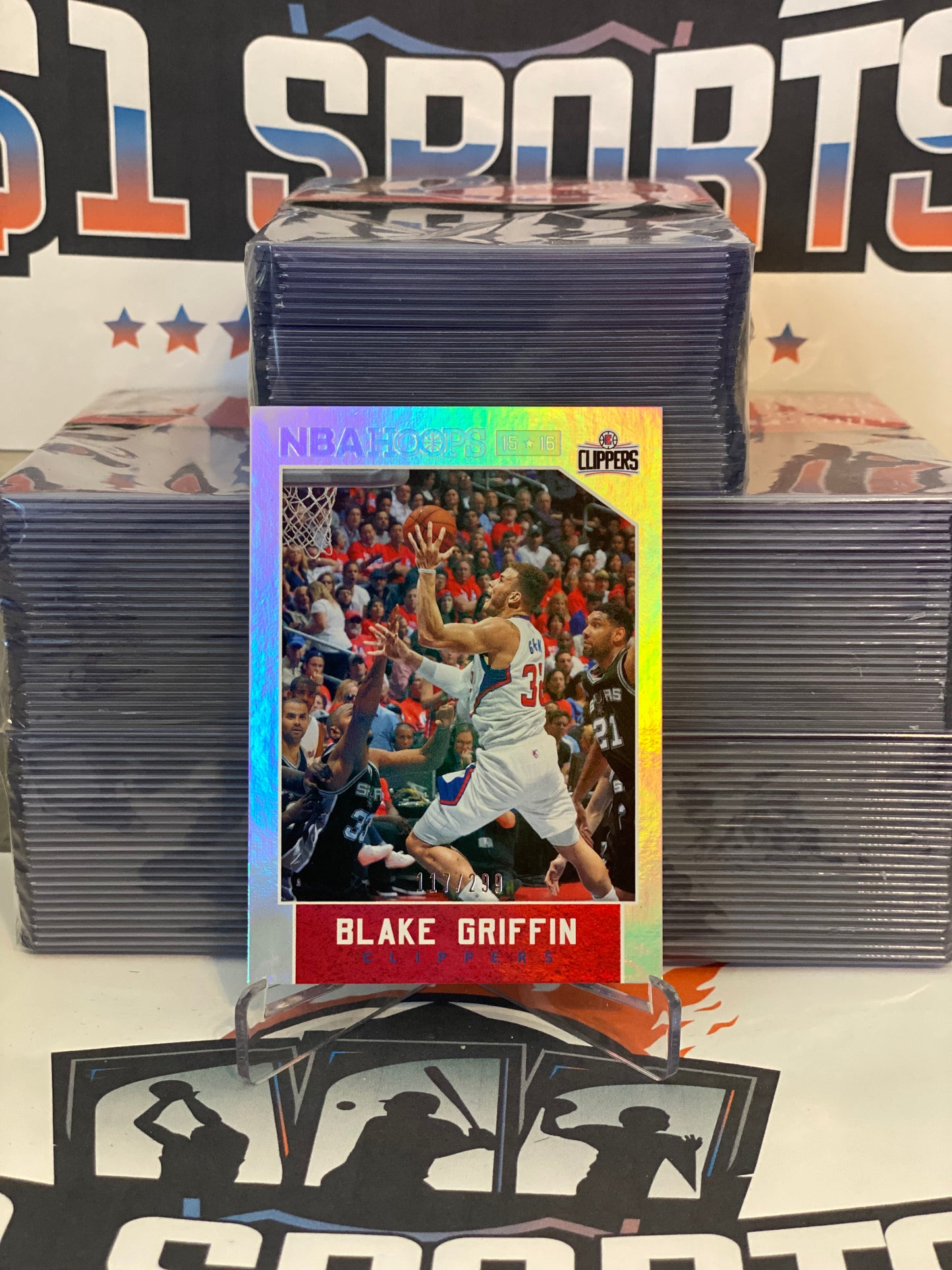 2015 NBA Hoops (Silver, 117/199) Blake Griffin #235