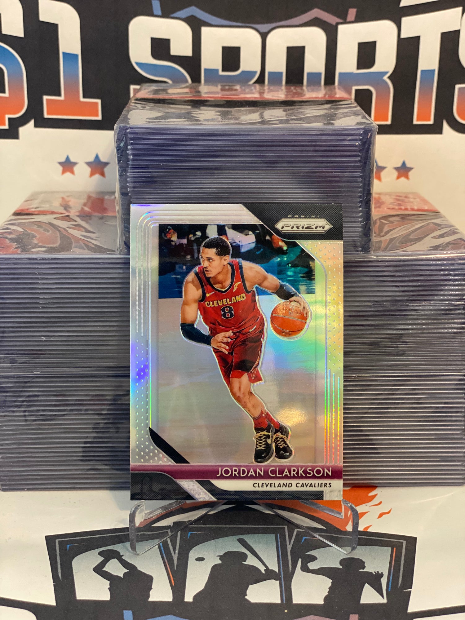 2018 Panini Prizm (Silver Prizm) Jordan Clarkson #190