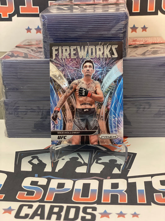 2022 Panini Prizm UFC (Fireworks) Max Holloway #8