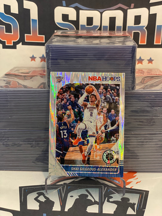 2019 Hoops Premium Stock (Flash Prizm) Shai Gilgeous-Alexander #80