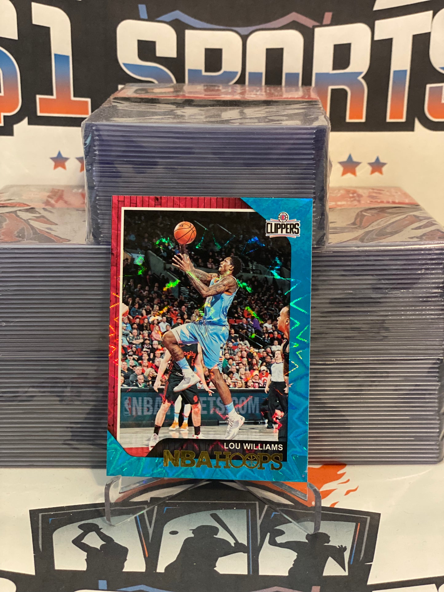 2019 NBA Hoops (Teal Flash) Lou Williams #85