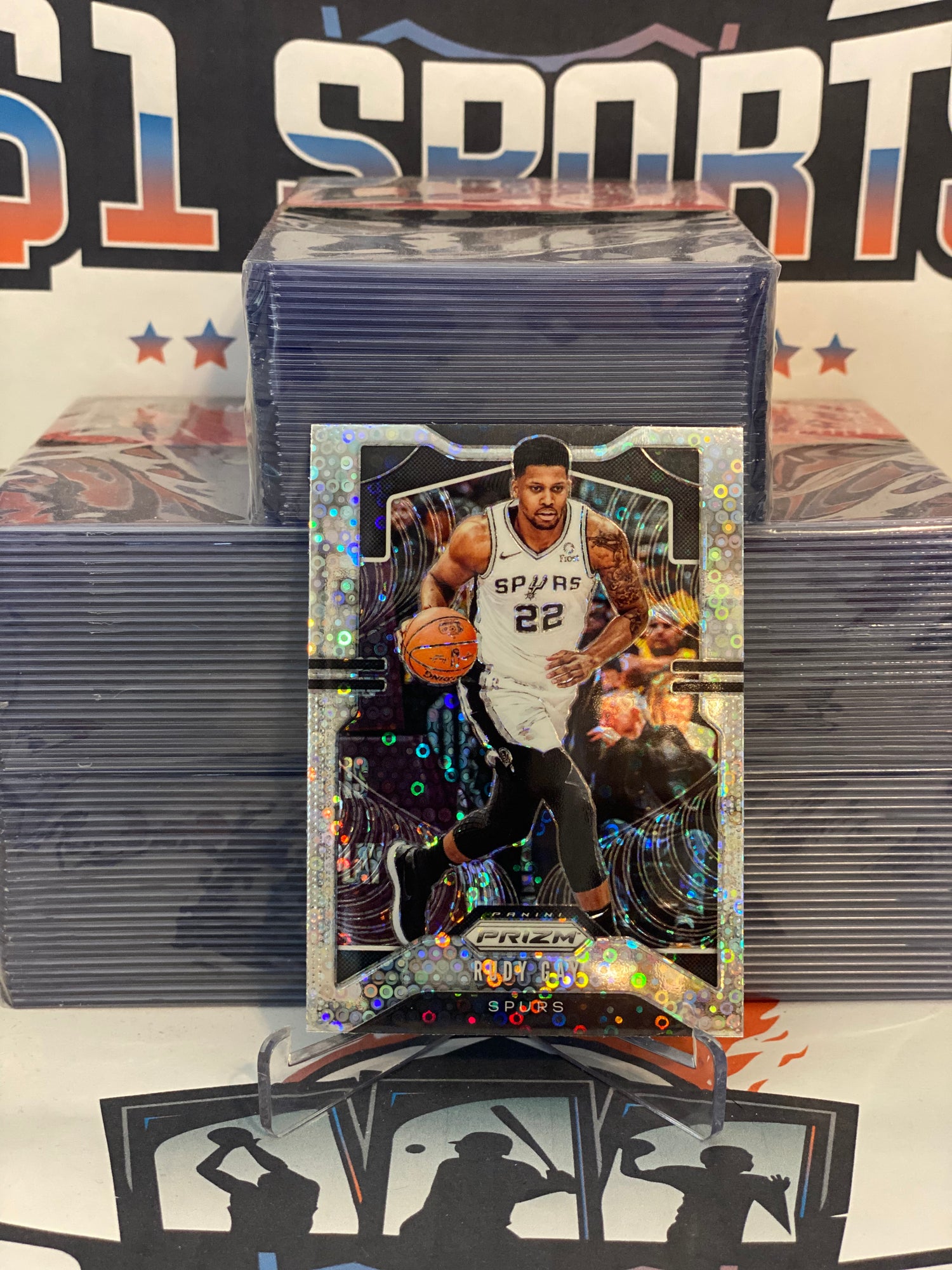 2019 Panini Prizm (Fast Break Prizm) Rudy Gay #135