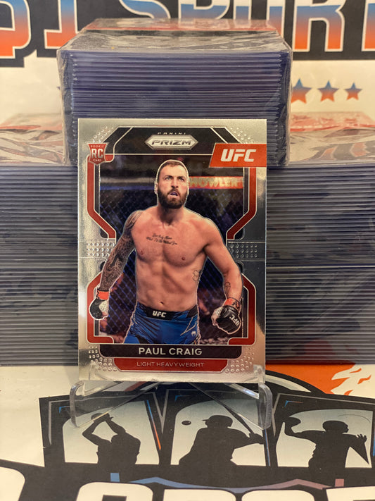 2022 Panini Prizm UFC Paul Craig Rookie #170