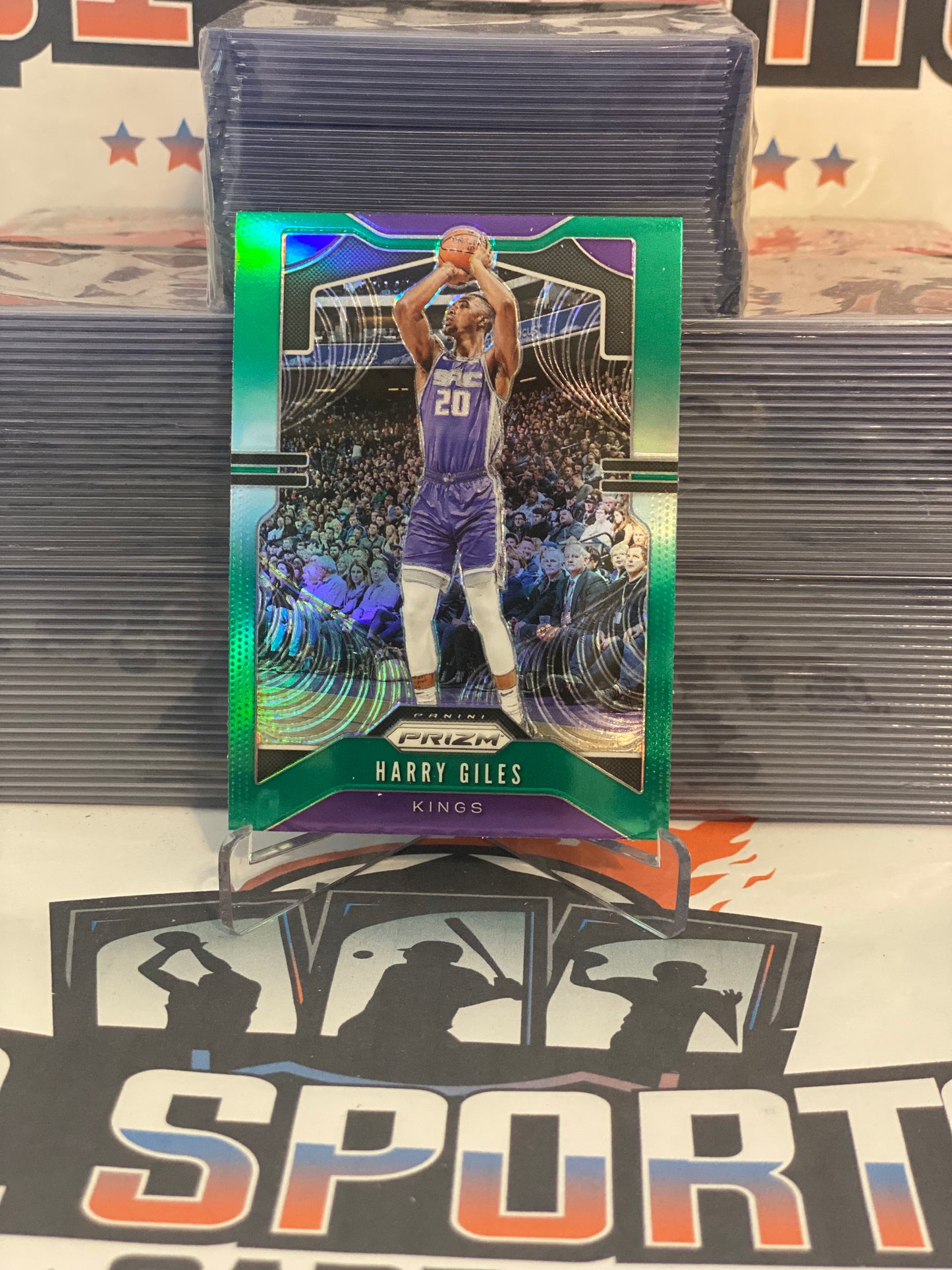 2019 Panini Prizm (Green Prizm) Harry Giles #128