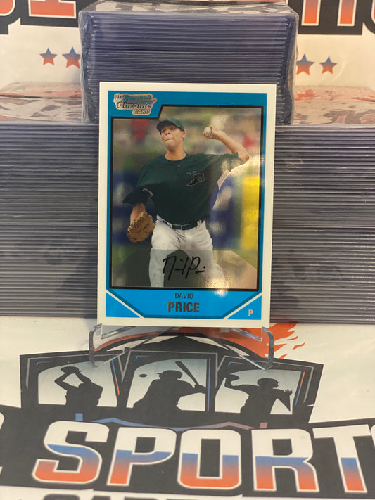 2007 Bowman Chrome Prospects (1st Bowman) David Price #BDPP55
