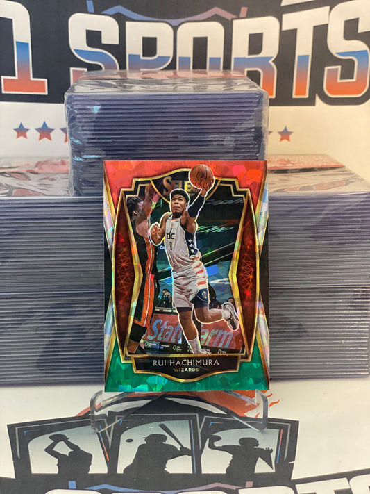 2020 Panini Select (Red, White & Green Prizm) Rui Hachimura #130