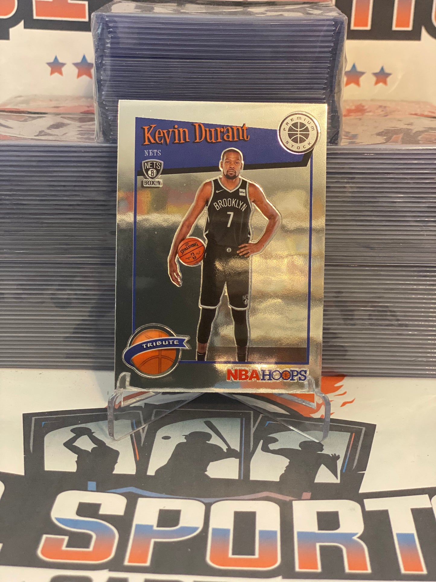 2019 Hoops Premium Stock (Tribute) Kevin Durant #284