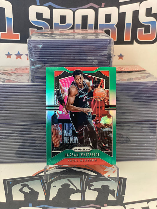 2019 Panini Prizm (Green Prizm) Hassan Whiteside #151