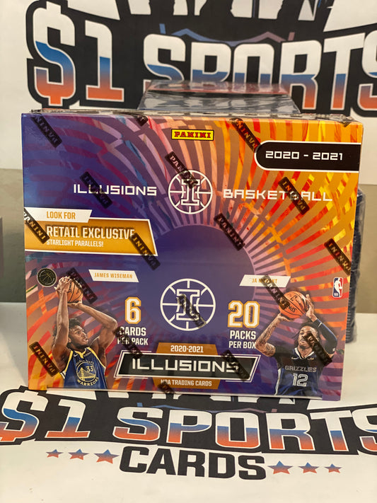 2020-21 Panini Illusions NBA Basketball Retail Box