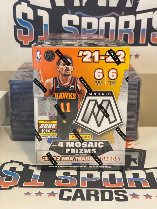 2021-22 Panini Mosaic NBA Basketball Blaster Box