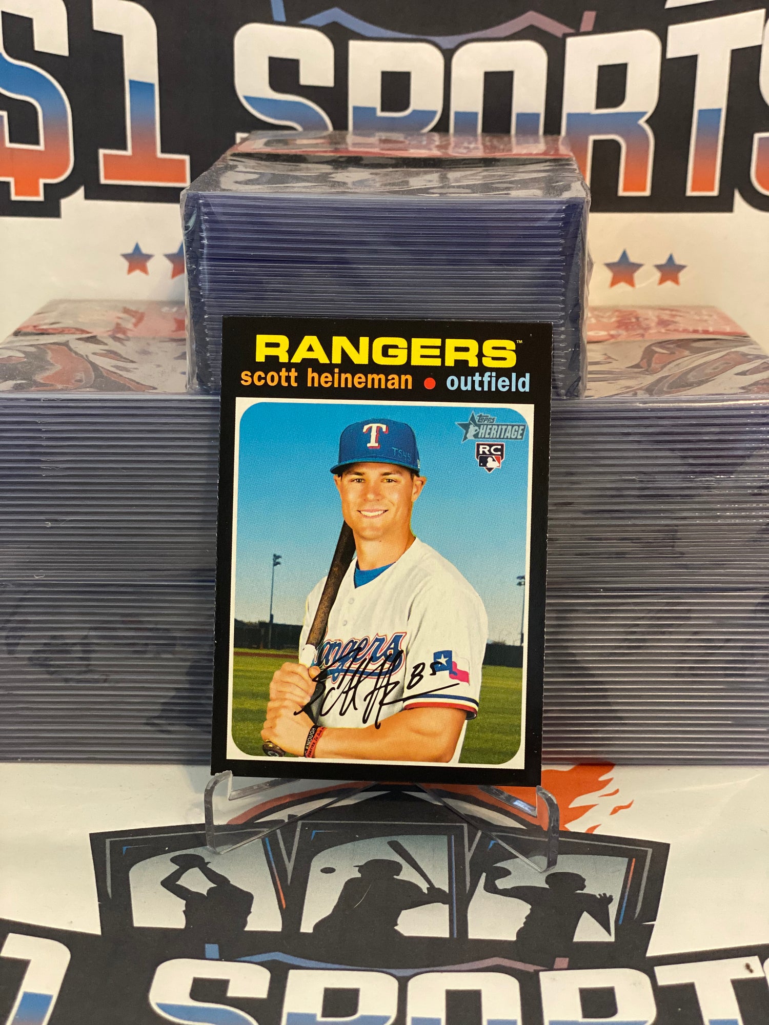 2020 Topps Heritage Scott Heineman Rookie #605