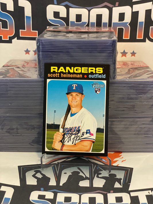 2020 Topps Heritage Scott Heineman Rookie #605