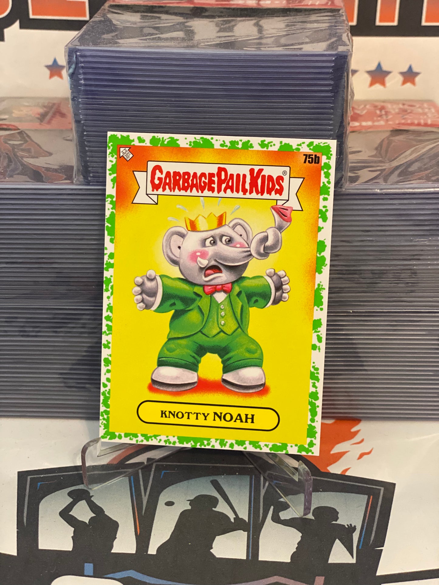 2022 Garbage Pail Kids Book Worms (Booger) Knotty Noah #75b