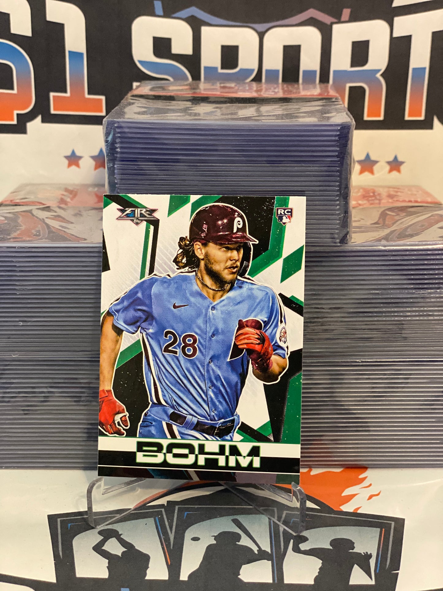 2021 Topps Fire Alec Bohm Rookie #73