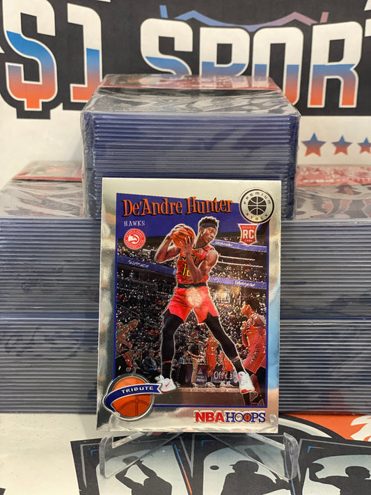 2019 Hoops Premium Stock (Tribute) De'Andre Hunter Rookie #299