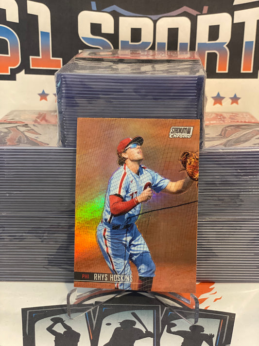 2021 Topps Stadium Club Chrome (Refractor) Rhys Hoskins #124