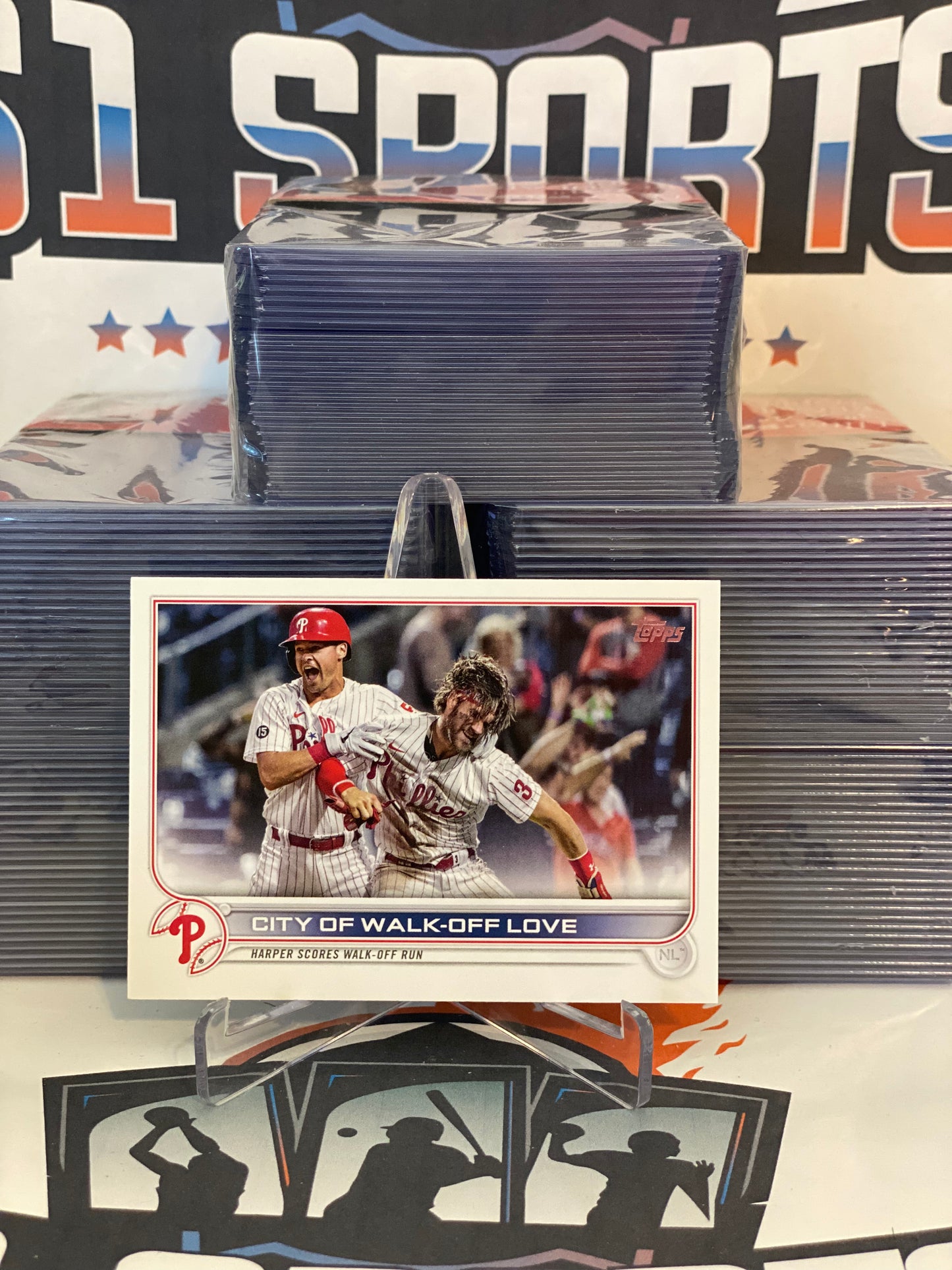 2022 Topps (City of Walk-Off Love) Bryce Harper #321