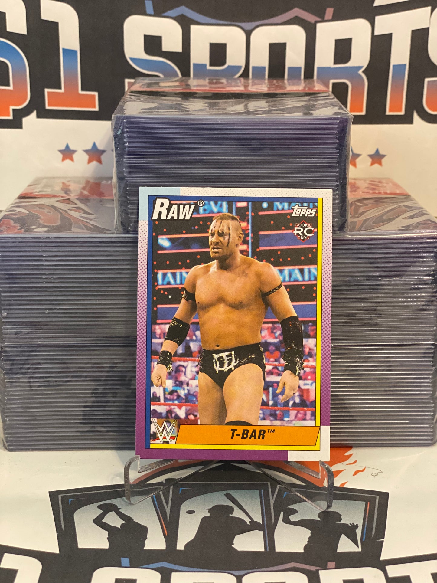 2021 Topps Heritage WWE T-Bar Rookie #42