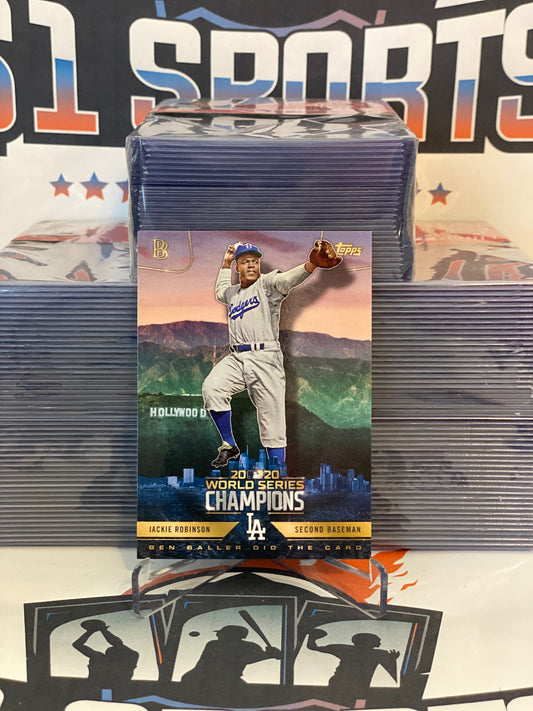 2020 Topps Ben Baller (2020 LA Dodgers World Champions) Jackie Robinson #28