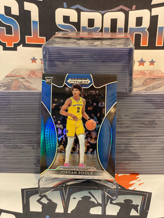 2019 Panini Prizm Draft Picks (Blue Prizm) Jordan Poole Rookie #28