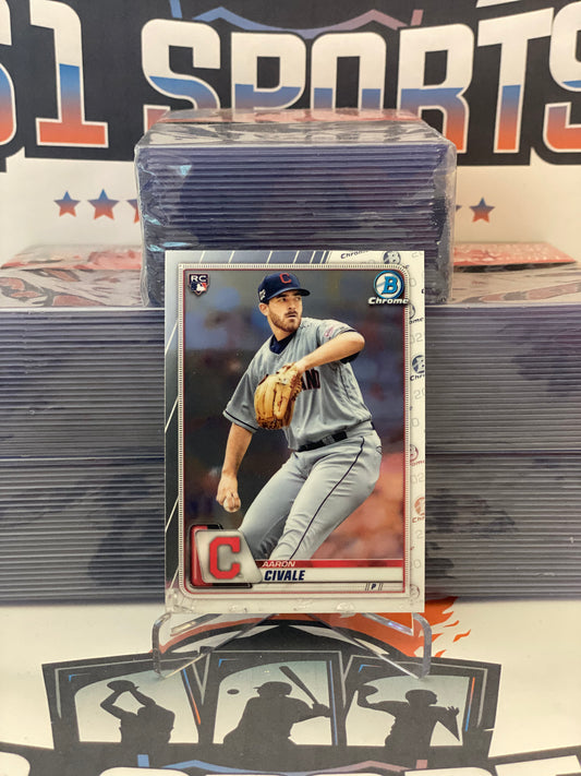 2020 Bowman Chrome Aaron Civale Rookie #36
