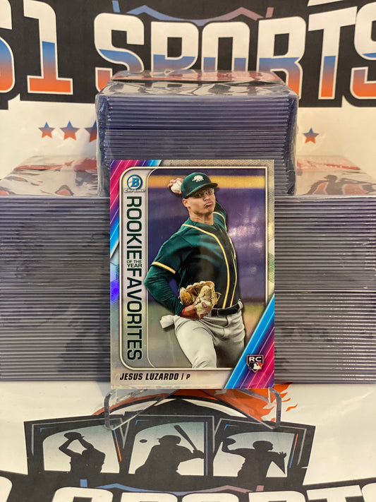 2020 Bowman Chrome (Rookie of the Year Favorites) Jesus Luzardo Rookie #ROYF-JL