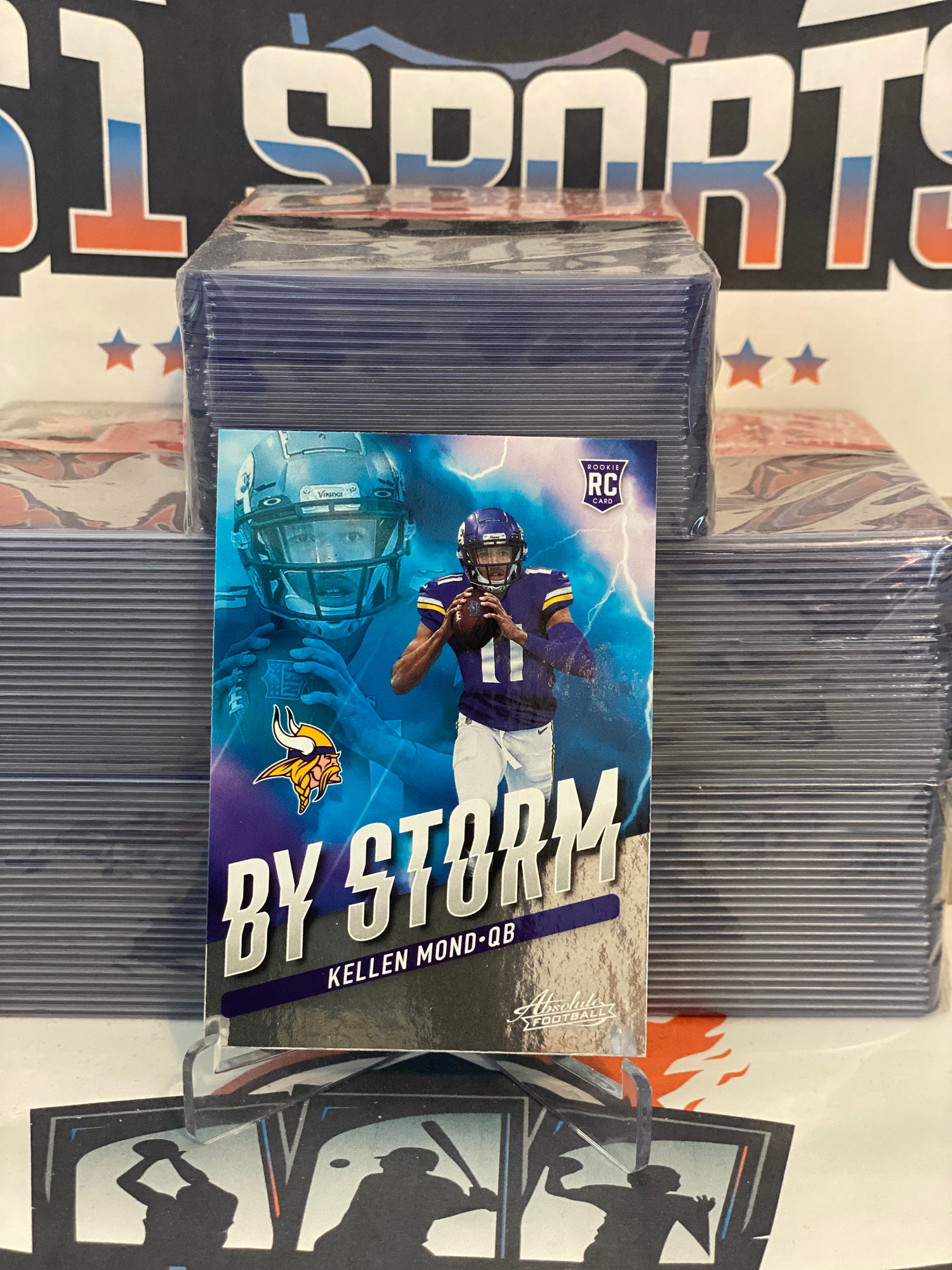 2021 Panini Absolute (By Storm) Kellen Mond Rookie #BST-18