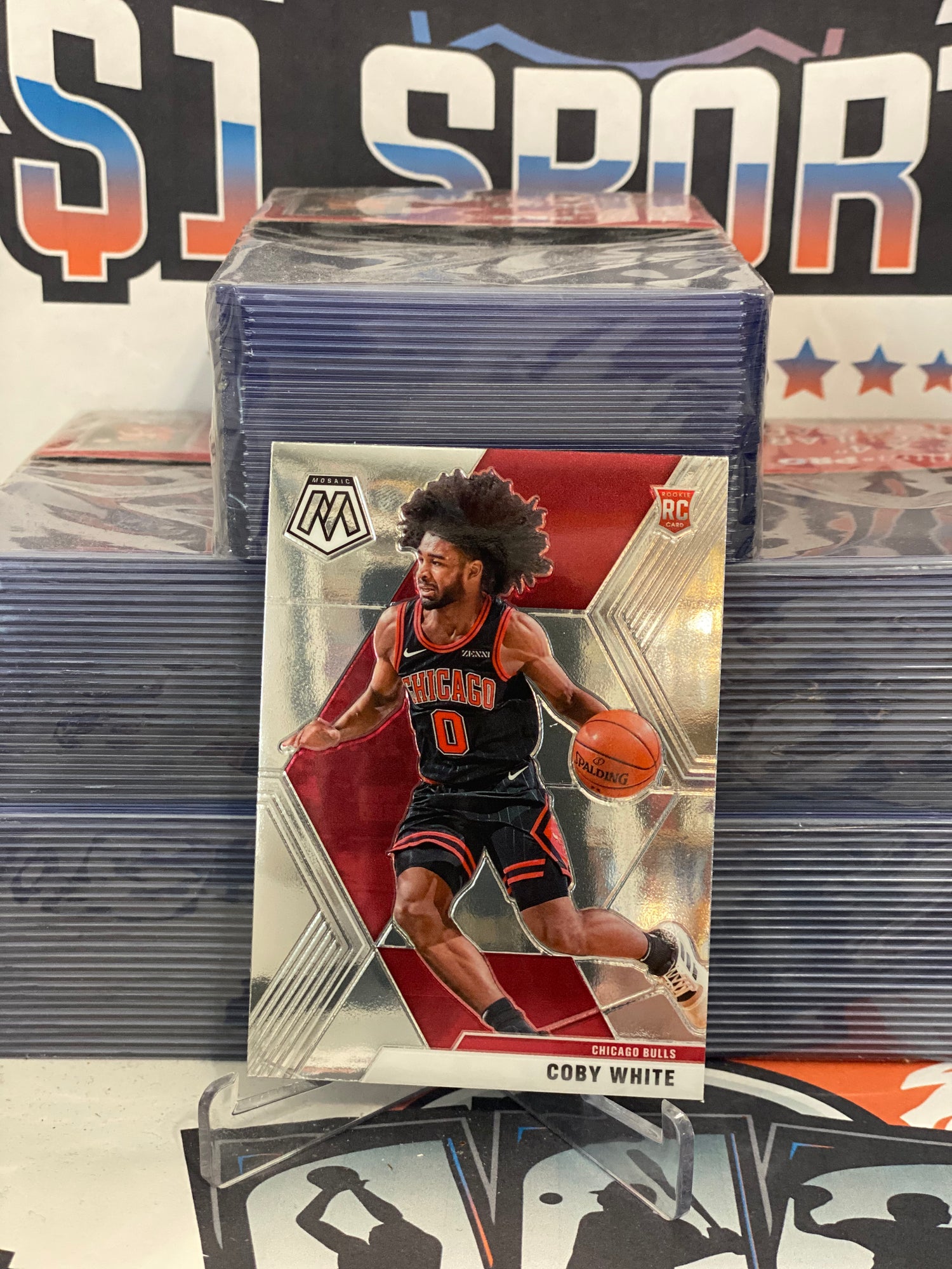 2019 Panini Mosaic Coby White Rookie #211