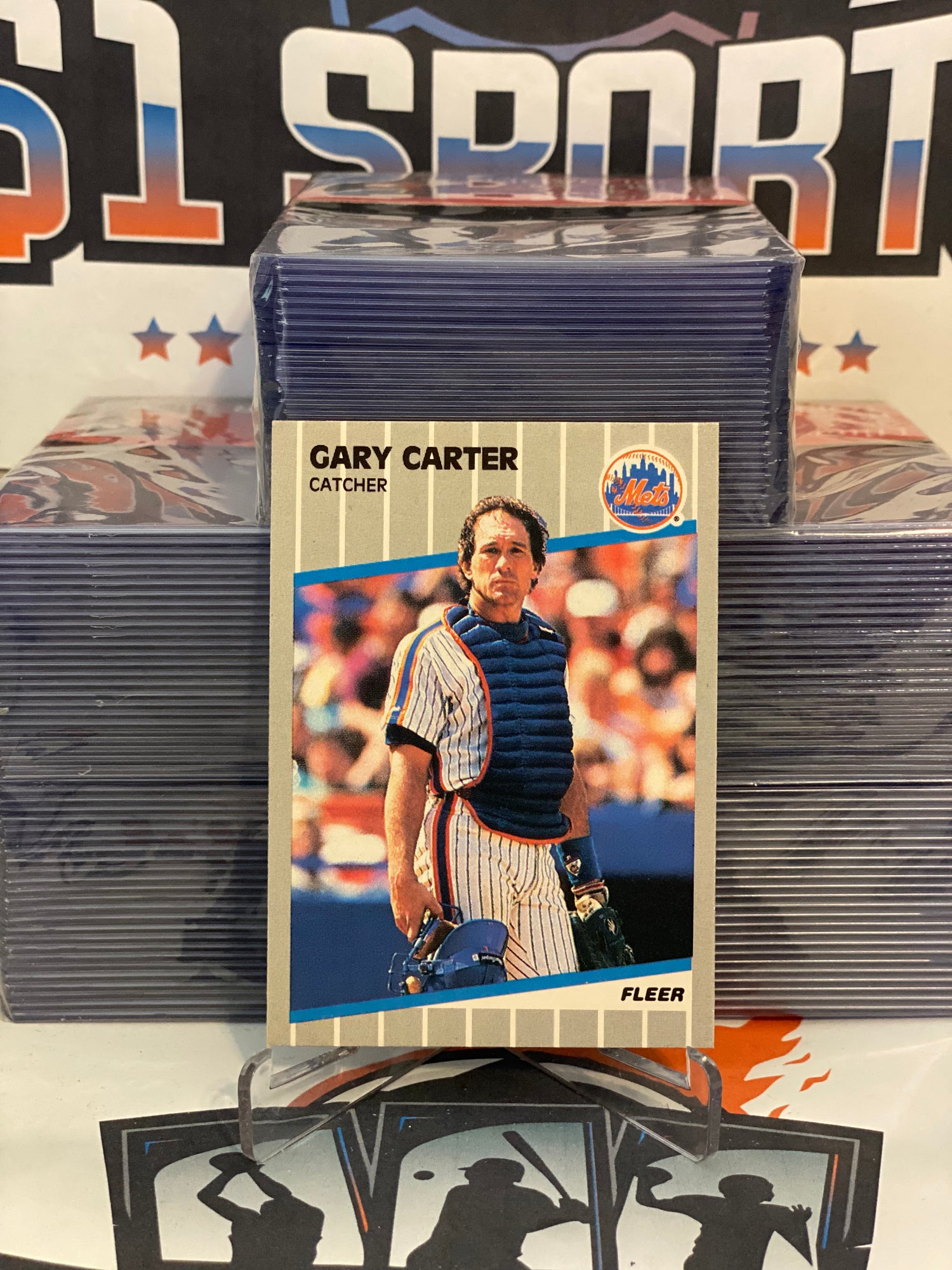 1989 Fleer Gary Carter #30